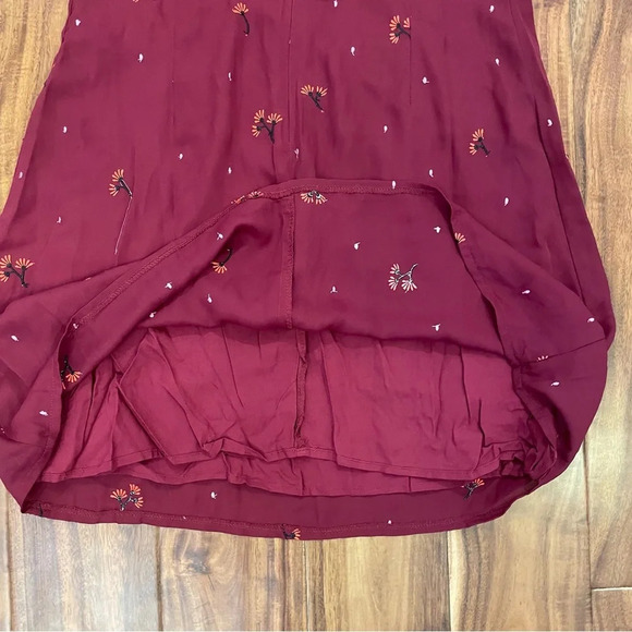 Honey Belle Women Short Sleeve Mini Dress Floral Print Red Medium New - Picture 8 of 14